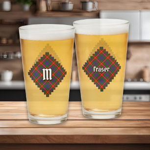 Verre Clan Fraser de Lovat Tartan