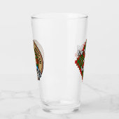Verre Clan Gregor Crest sur Tartan (Gauche)