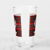 Verre Clan Innes Crest Badge et Tartan (Gauche)