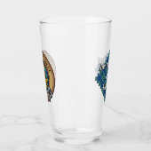 Verre Clan Keith Crest sur Tartan (Gauche)