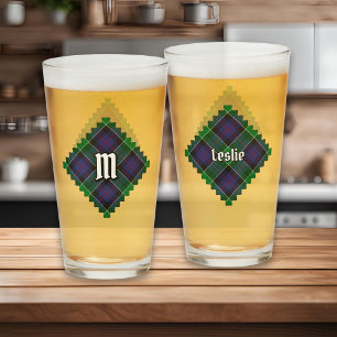 Verre Clan Leslie Chasse Tartan