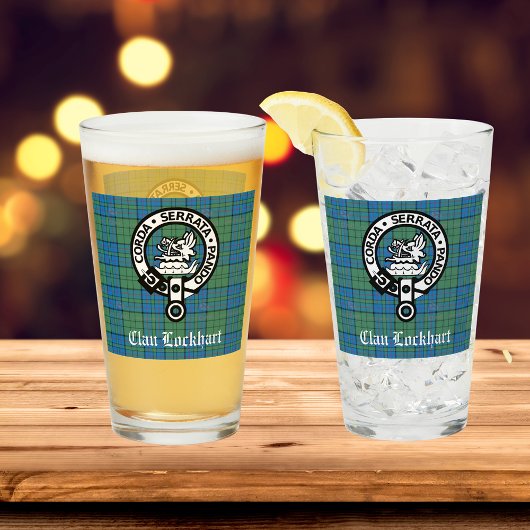 Verre Clan Lockhart Crest Badge & Tartan