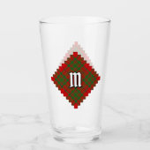 Verre Clan MacAlister de Glenbarr Tartan (Devant)