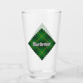 Verre Clan MacArthur Tartan (Dos)
