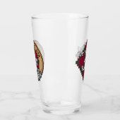 Verre Clan MacDougall Crest sur Tartan (Gauche)