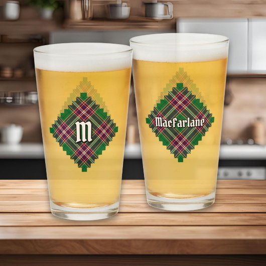 Verre Clan MacFarlane Chasse moderne Tartan