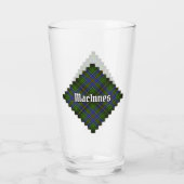 Verre Clan MacInnes Tartan (Dos)
