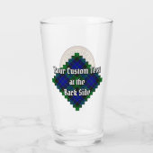 Verre Clan MacKay Crest sur Tartan (Dos)