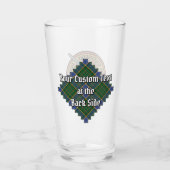 Verre Clan MacMillan Crest sur la chasse Tartan (Dos)