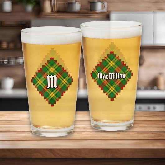Verre Clan MacMillan Tartan