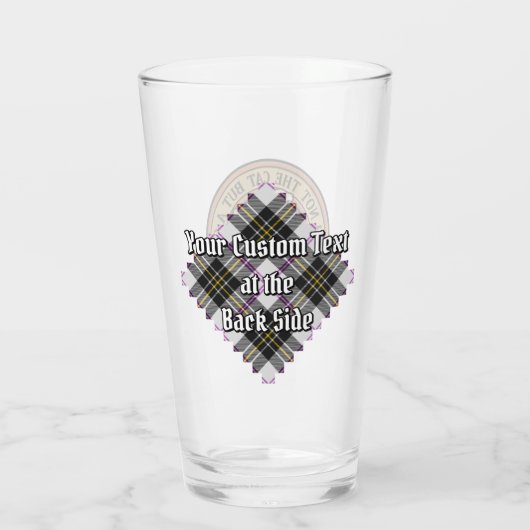 Verre Clan MacPherson Crest sur le tatan de robe (Dos)