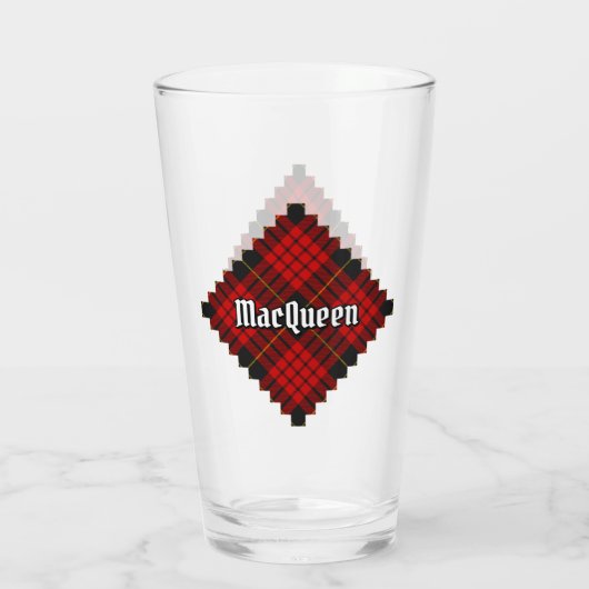 Verre Clan MacQueen Tartan (Dos)
