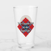 Verre Clan MacTavish Crest sur Tartan (Dos)