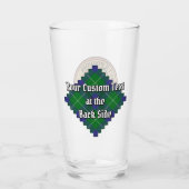 Verre Clan Oliphant Crest sur Tartan (Dos)