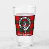 Verre Clan Robertson Crest Badge & Tartan (Dos)