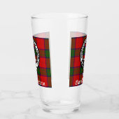 Verre Clan Robertson Crest Badge & Tartan (Gauche)