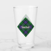 Verre Clan Sinclair Chasse Tartan (Dos)