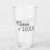 Verre Classe Black Lettering de 2022 Personnalisé (Dos)
