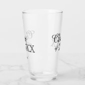 Verre Classe Black Lettering de 2022 Personnalisé (Gauche)