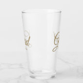 Verre Classe Grad de 2024 or script personnalisé texte (Gauche)