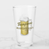 Verre Classic Beer Retro Personnalisé (Devant)