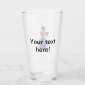 Verre Clipart de graduation de chien (Dos)