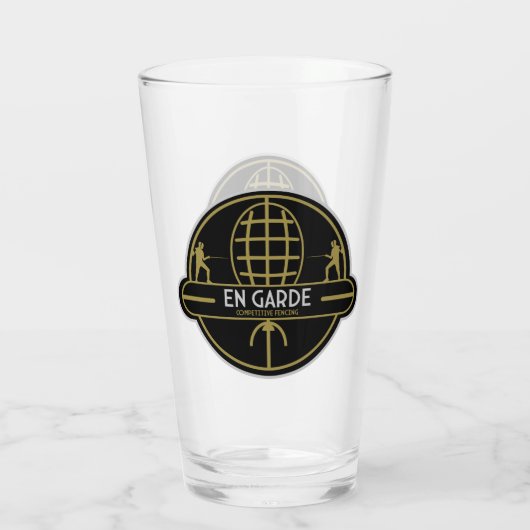 Verre Clôture de l'épée concurrentielle (Dos)