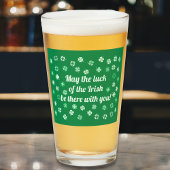 Verre Clovers à 4 feuilles shamrock - Vert clair à vert