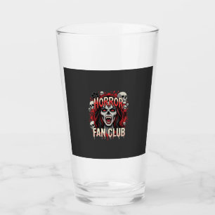 Verre Club de fans de l'horreur d'Halloween crâne de vam