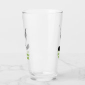 Verre Club de golf et bal noir et vert coutume (Gauche)