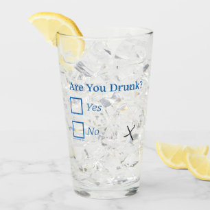Verre Cochez les cases SlipperyJoe's Are You Drunk marte