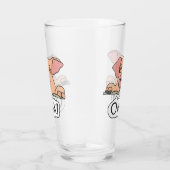 Verre Cochon rose (Droite)