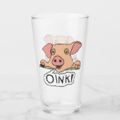 Verre Cochon rose (Devant)