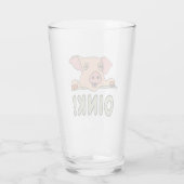 Verre Cochon rose (Dos)