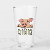 Verre Cochon rose (Devant)