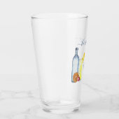 Verre Cocktail Aquarelle Recette Boissons Mixtes Vodka (Droite)