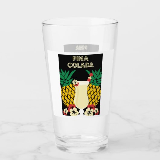 Verre Cocktail Piña Colada (Devant)