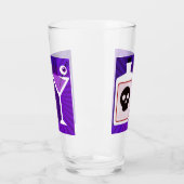 Verre Cocktail PopArt Halloween (Gauche)