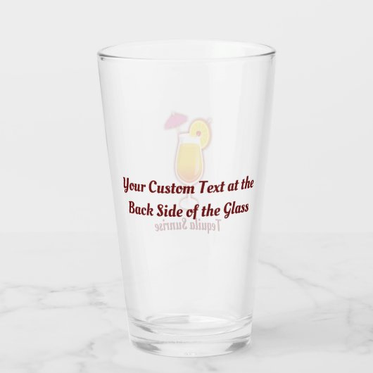 Verre Cocktail Tequila Sunrise (Dos)