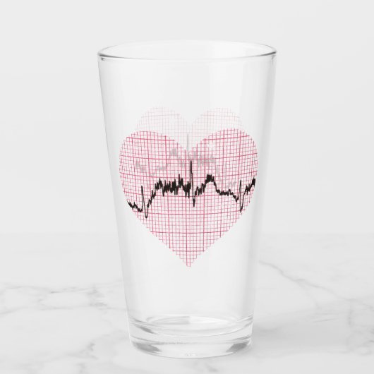 Verre Coeur Beat VII (Devant)