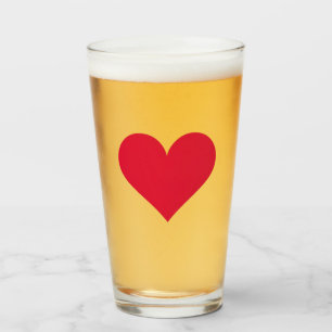 Verre Cœur Saint Valentin Amour Cœur