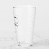 Verre Coeur Turquoise Serez-Vous Mes Parents Proposition (Gauche)