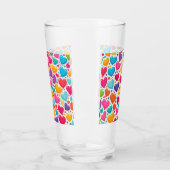 Verre Coeurs arc-en-ciel colorés Valentines (Gauche)