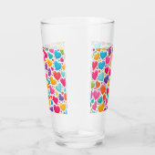 Verre Coeurs arc-en-ciel colorés Valentines (Droite)