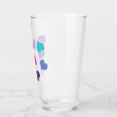 Verre Coeurs colorés mignons (Gauche)
