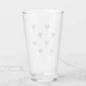 Verre Coeurs d'amour Pastel (Dos)