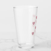 Verre Coeurs d'amour Pastel (Droite)