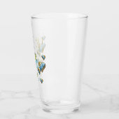 Verre Coeurs Et Fleurs Colorés (Gauche)