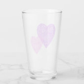 Verre Coeurs roses (Dos)