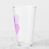 Verre Coeurs roses (Gauche)